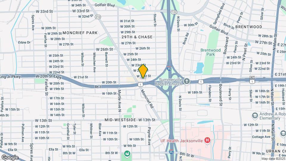 1157 20th St Expy Mapa y Detalles de la Ubicación