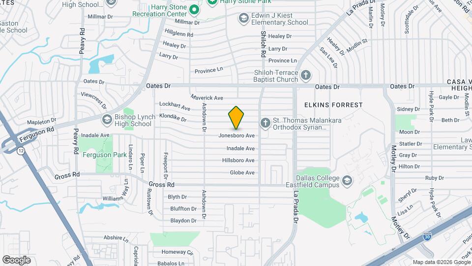 2607 Jonesboro Ave Map and Location Details