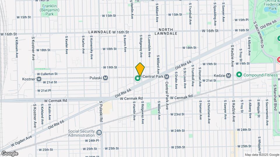 1940 S Ridgeway Ave Map and Location Details