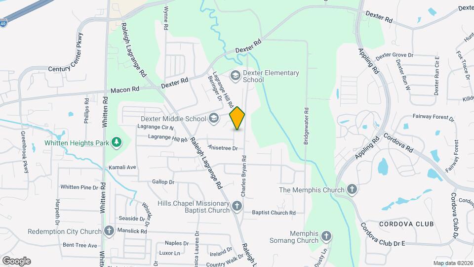 1390 Bayberry Hill Dr Map and Location Details