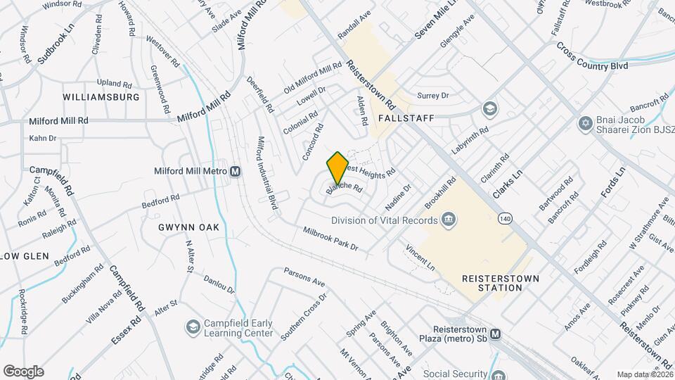 6936 Blanche Rd Map and Location Details