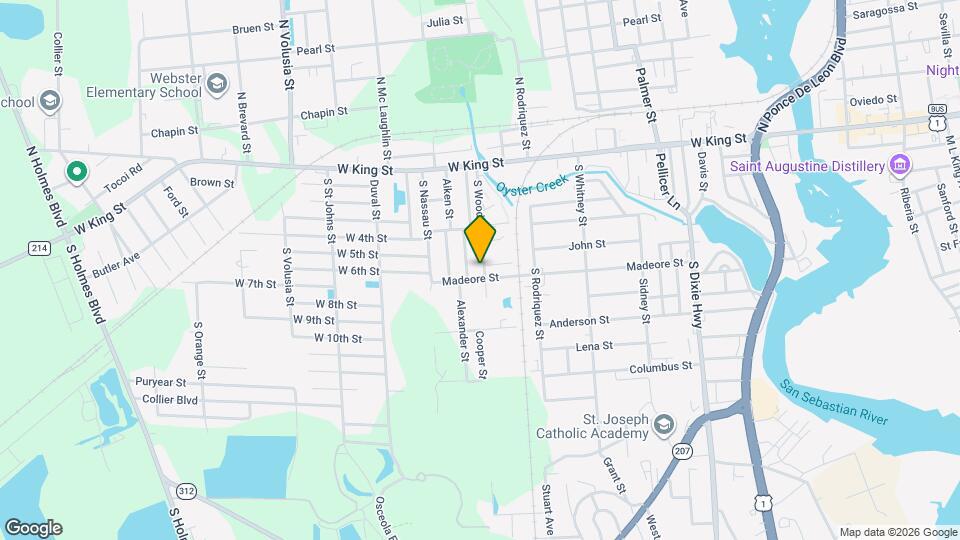 575 S Woodlawn St Map and Location Details