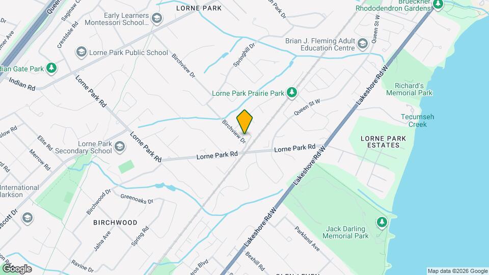 1155 Birchview Dr Map and Location Details