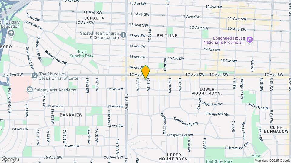 1717 12th St SW Map and Location Details