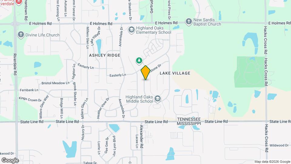 5460 Riverstone Dr Mapa y Detalles de la Ubicación