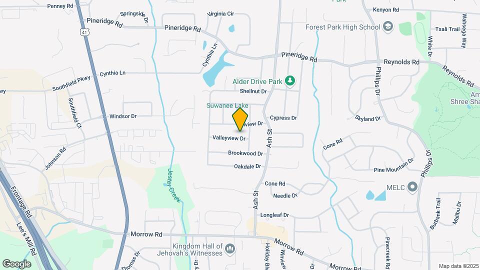 704 Valleyview Dr Map and Location Details