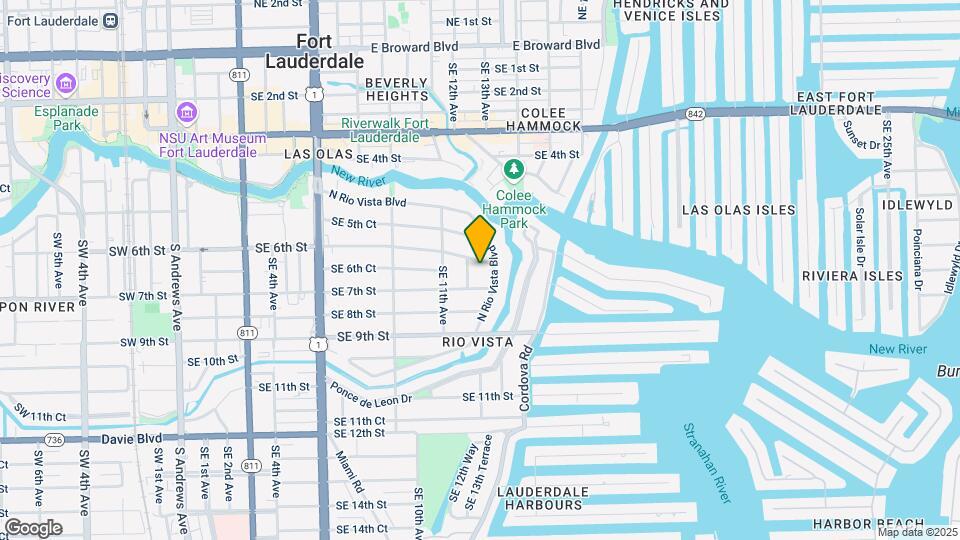 1212 SE 6th St-Unit -1 Map and Location Details