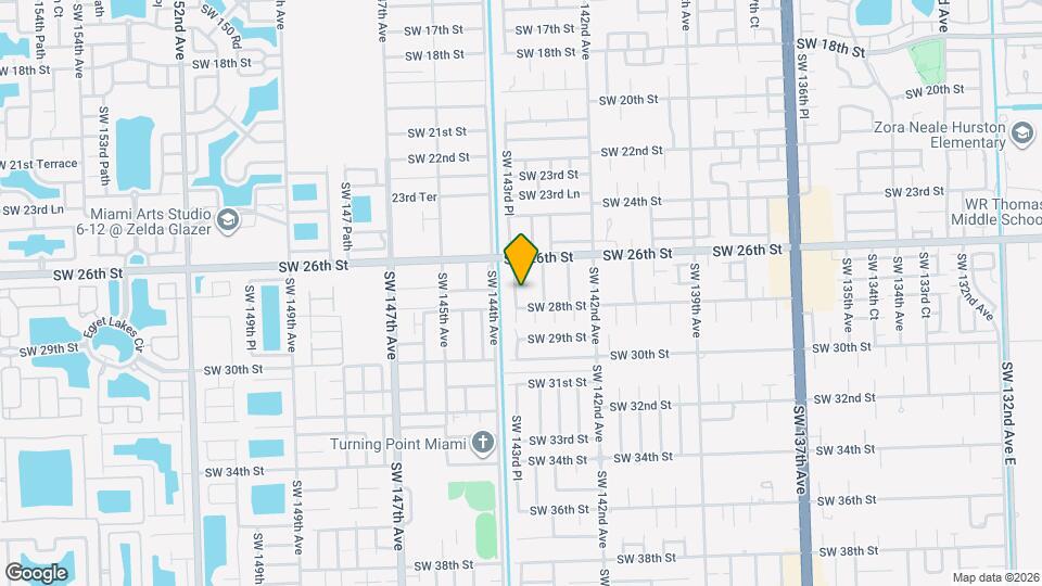 14382 SW 27th St Map and Location Details