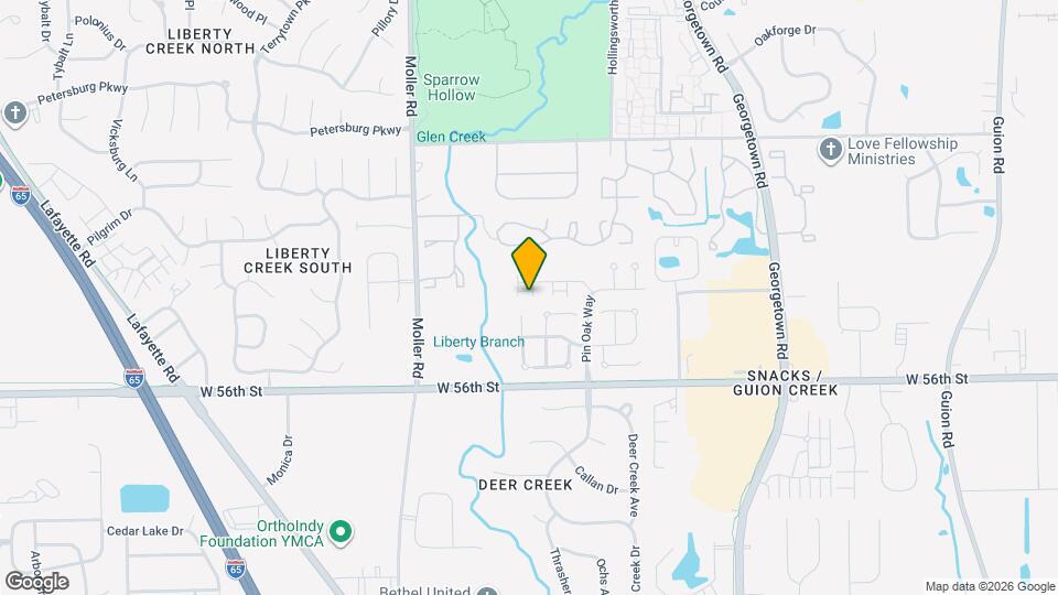 5223 Pin Oak Dr Map and Location Details