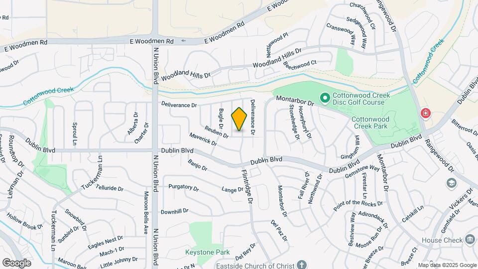 6608 Flintridge Dr Map and Location Details