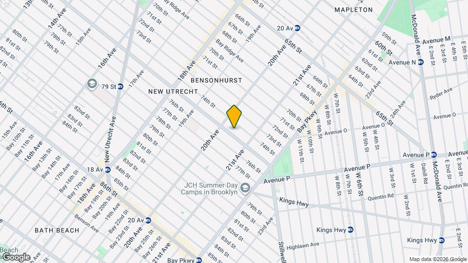 2035 Bay Ridge Pkwy Mapa y Detalles de la Ubicación