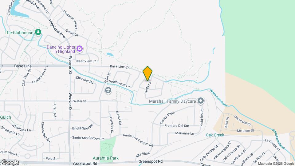 7414 Tioga Ln Map and Location Details