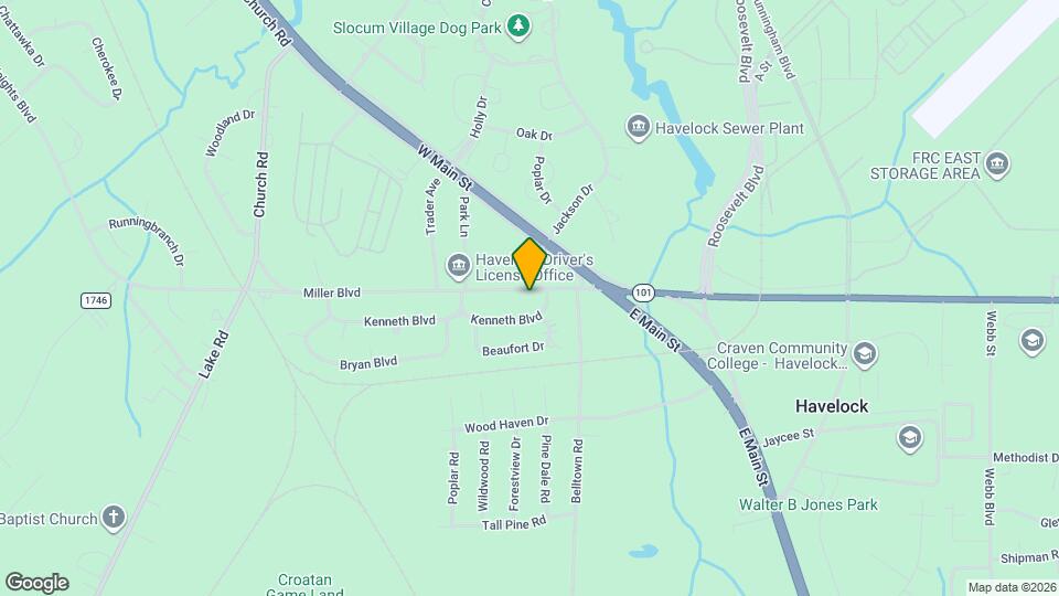 205 Miller Blvd Map and Location Details