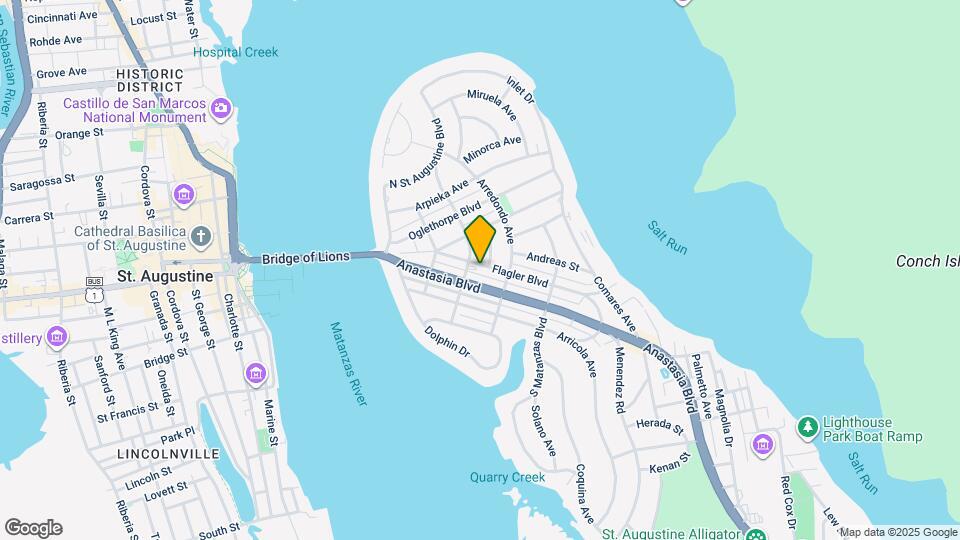 209 Flagler Blvd Map and Location Details