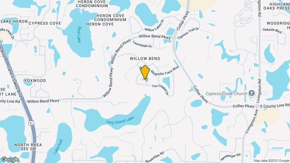 1141 Baycove Ln Map and Location Details