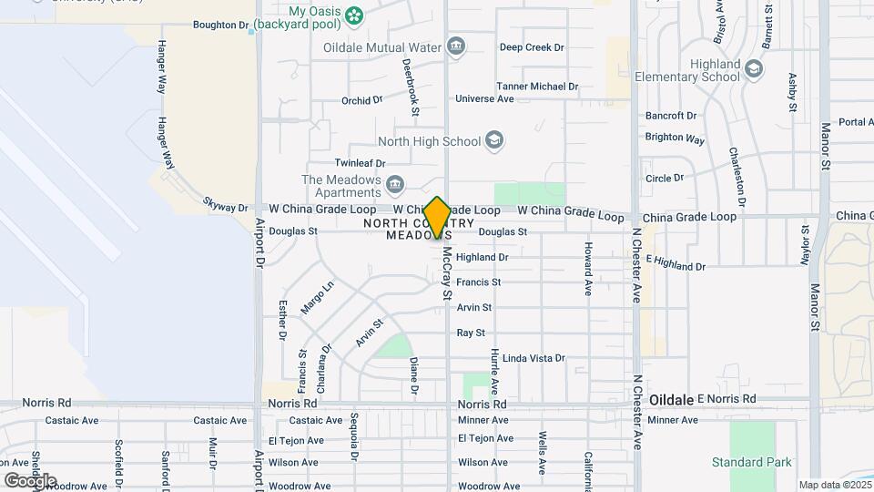 2103 McCray St Map and Location Details