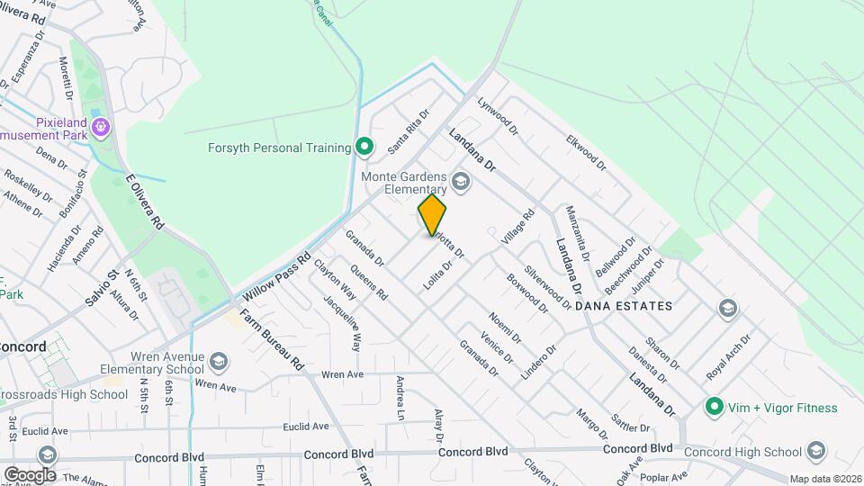 3655 Granzotto Dr Map and Location Details