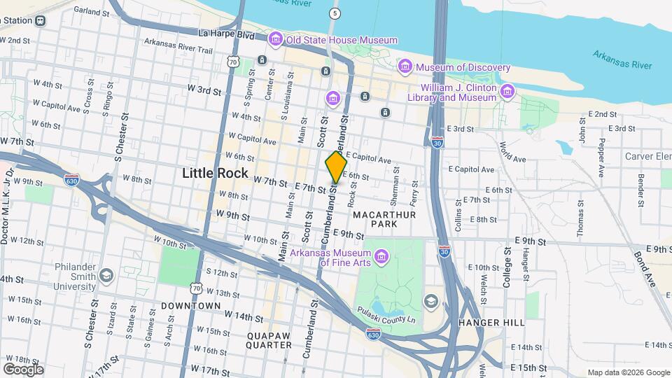 621 Cumberland St Mapa y Detalles de la Ubicación