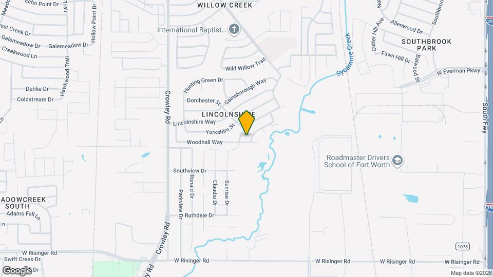 1504 Woodhall Way Map and Location Details