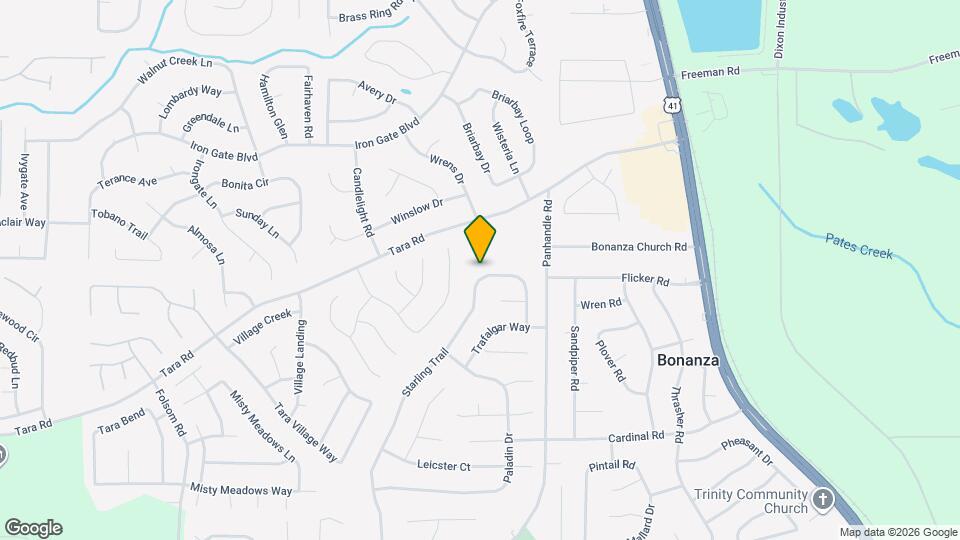 10473 Starling Trail Map and Location Details