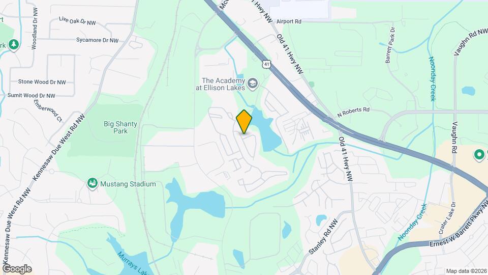 2048 Lakeshore Overlook Cir NW Map and Location Details