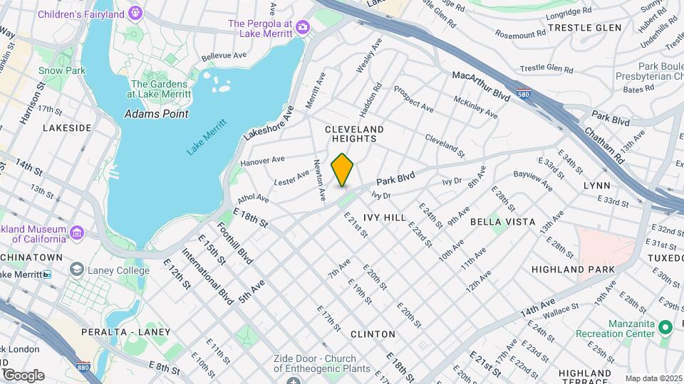 2155 Park Blvd Map and Location Details