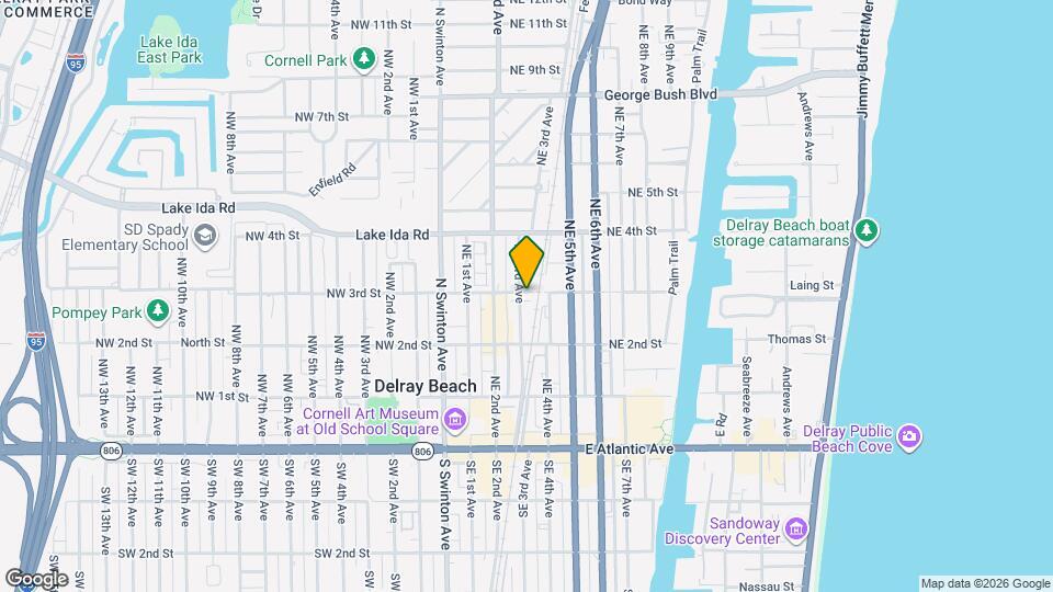 350 NE 3rd St Map and Location Details