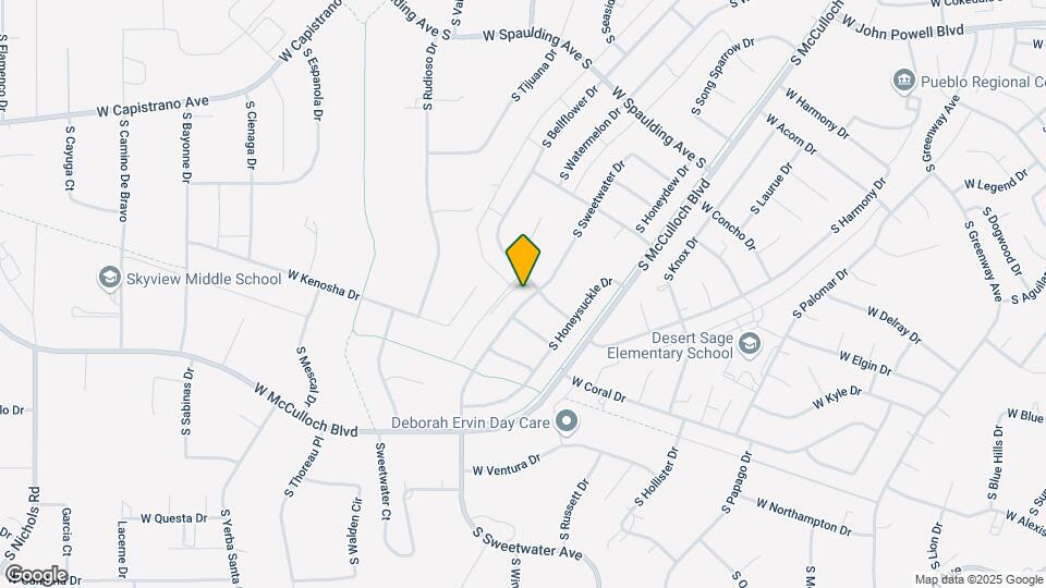 939 S Sweetwater Dr Map and Location Details