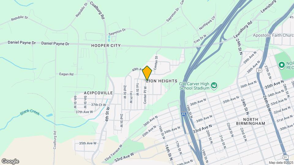 3837 Center Pl W Map and Location Details