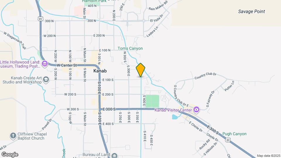 410 S 100 E Map and Location Details