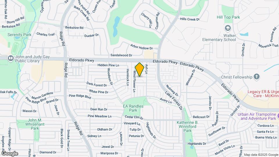 5301 Rain Forest Dr Map and Location Details
