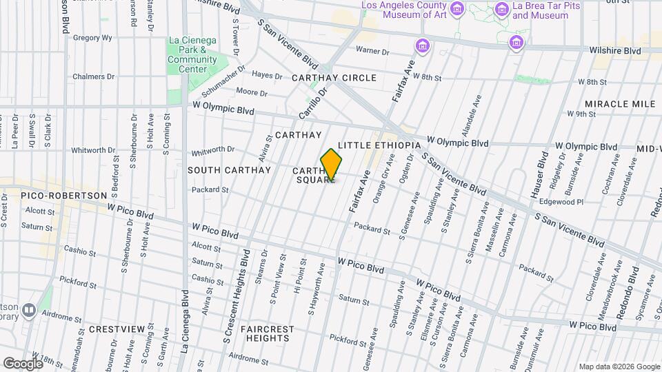 1124 Hi Point St Map and Location Details