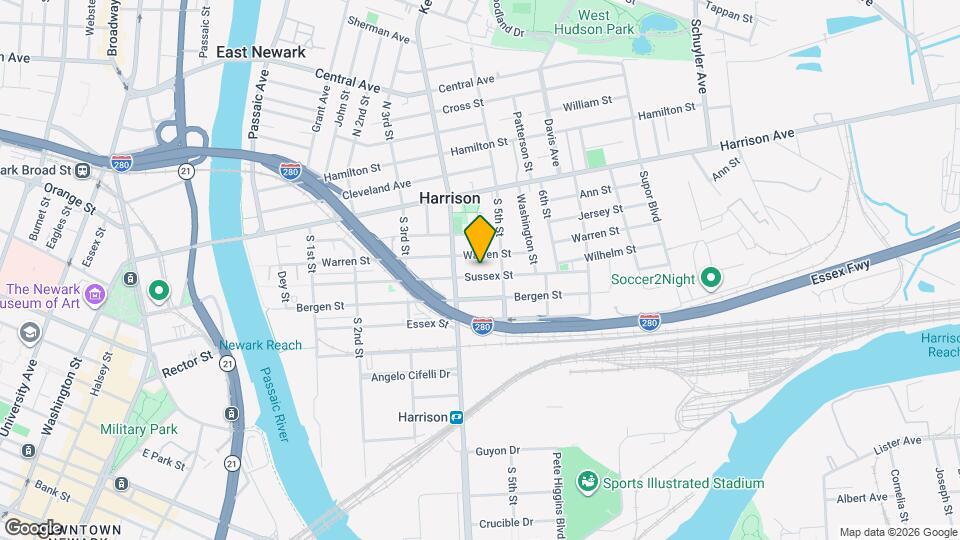 422 Sussex St Mapa y Detalles de la Ubicación