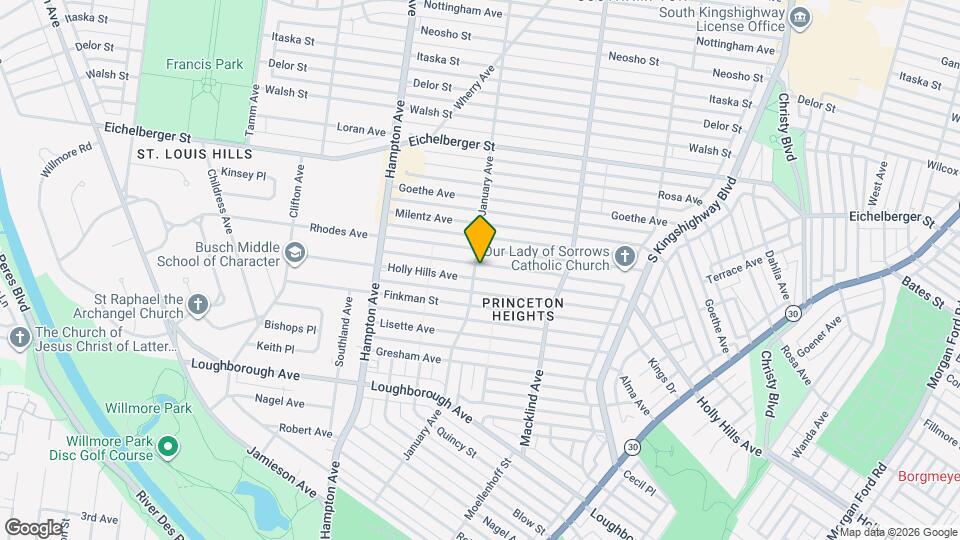 5539 Holly Hills Ave, Unit 5539 Mapa y Detalles de la Ubicación