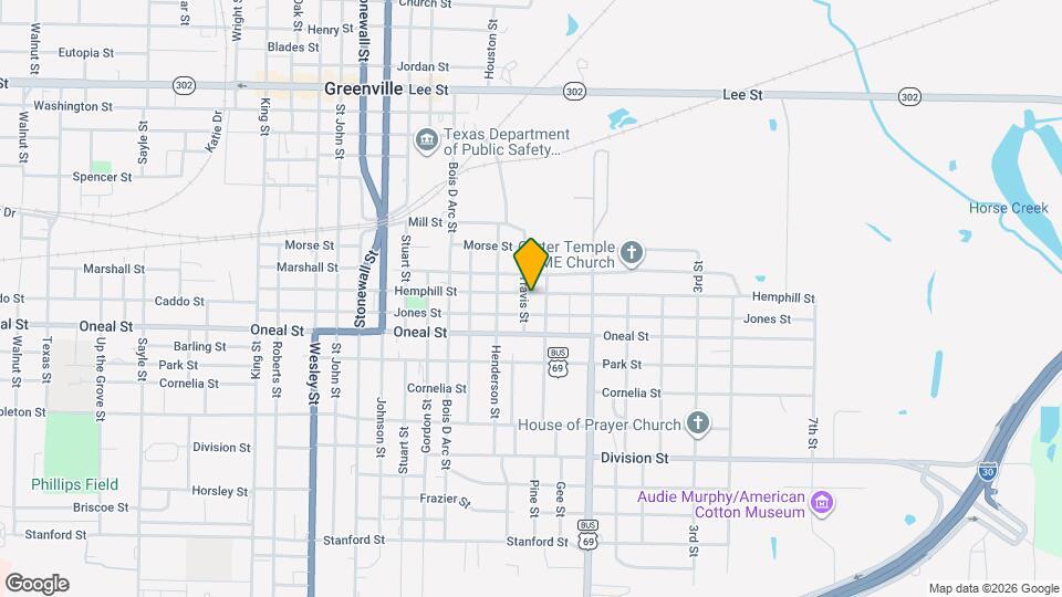 1715 Hemphill St Map and Location Details