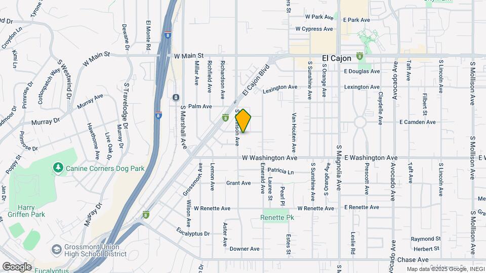 619 S Johnson Ave Map and Location Details