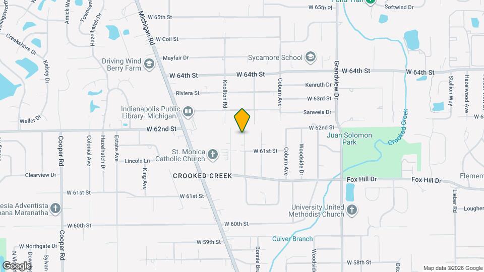 6116 Gifford St Map and Location Details