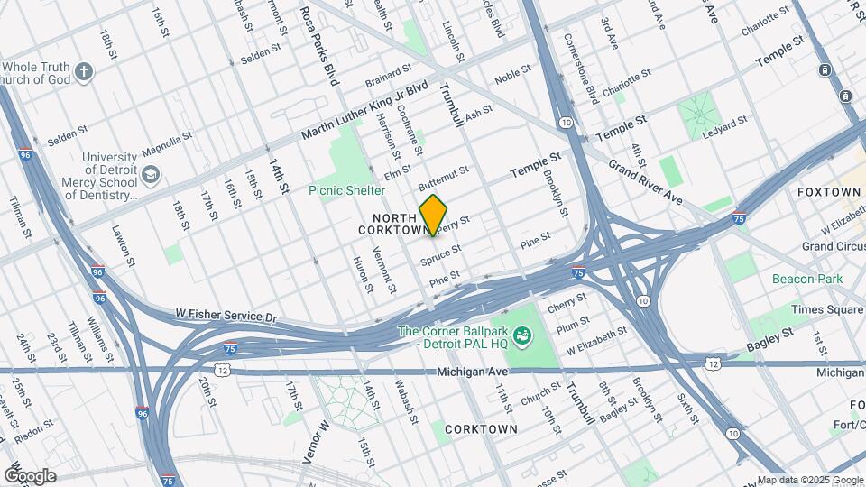 2732 Harrison St, Unit #0 Map and Location Details