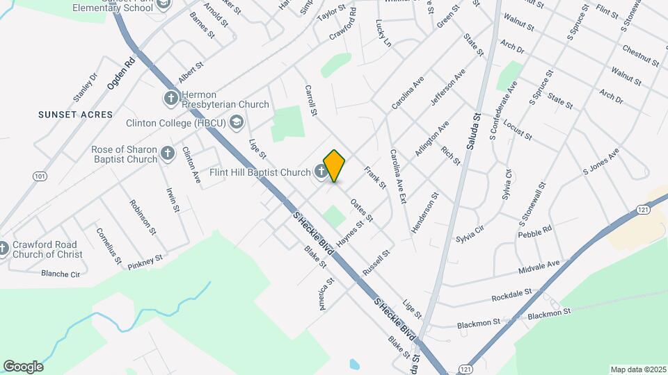 412 Oates St Map and Location Details