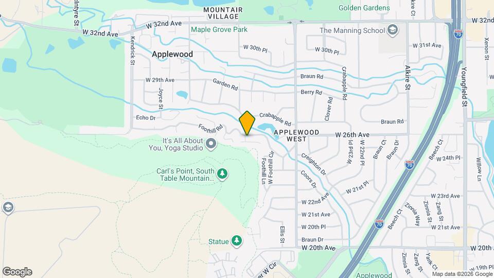 14360 Foothill Rd Map and Location Details