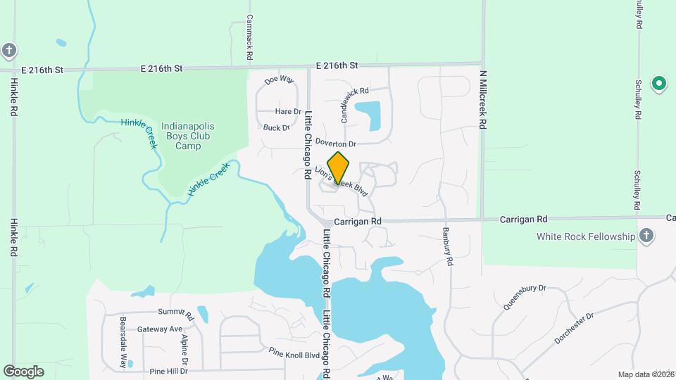 Lion's Creek Apartments Map and Location Details