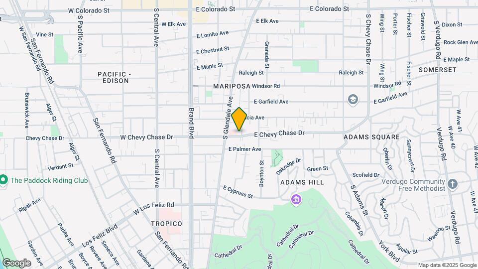 1031 Mariposa St Map and Location Details