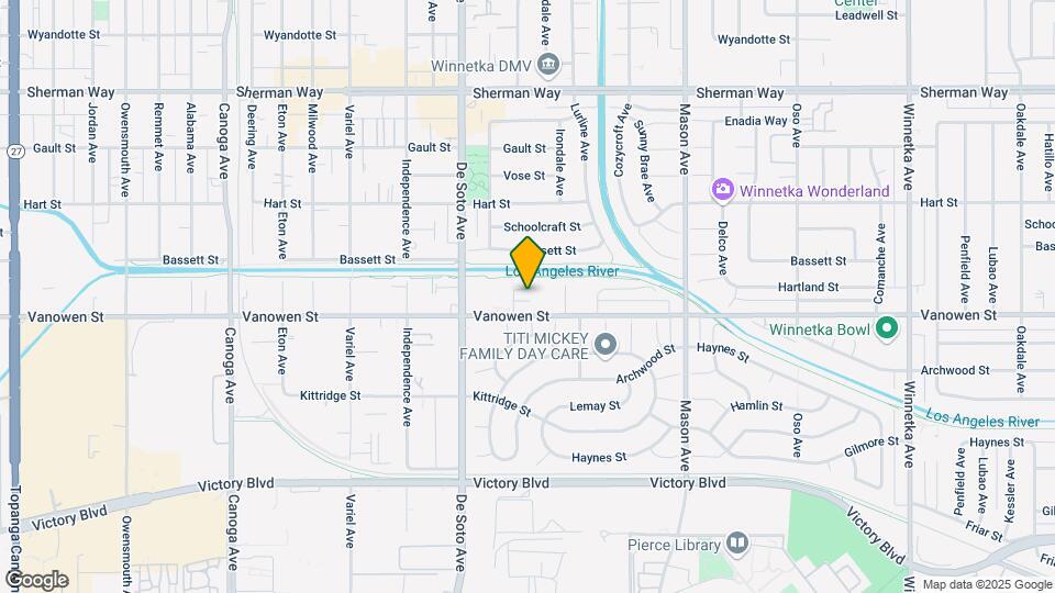20754 Hartland St Map and Location Details