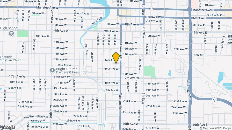 1431 15th St W Map and Location Details