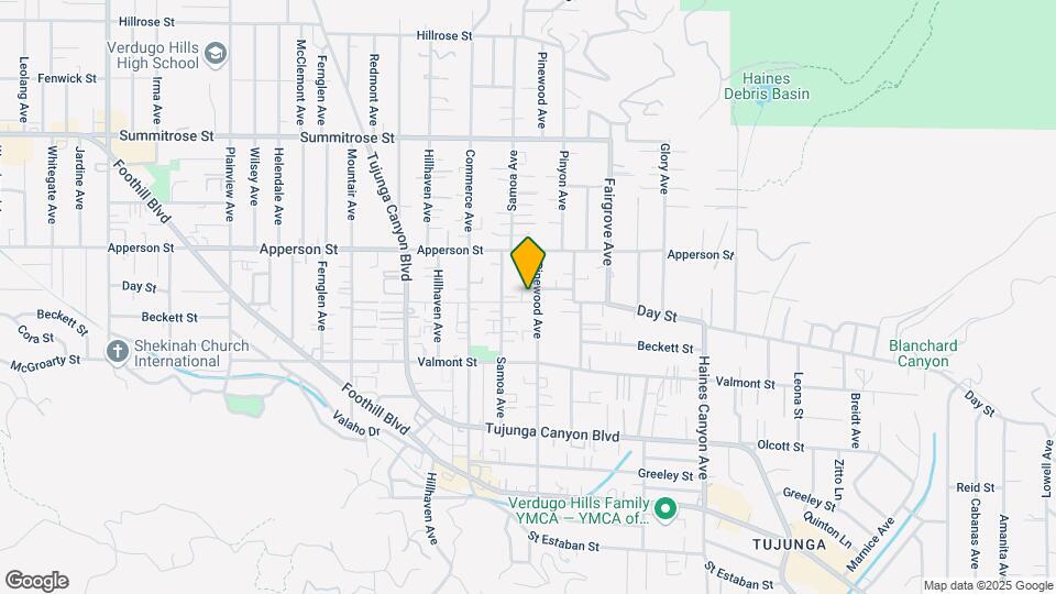 10205 Pinewood Ave Mapa y Detalles de la Ubicación
