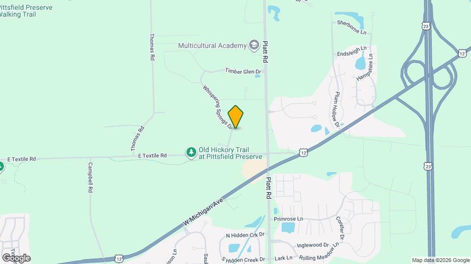 5899 Whispering Springs Dr Mapa y Detalles de la Ubicación