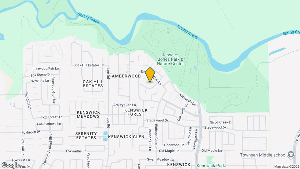 8143 Sanders Forest Ct Map and Location Details