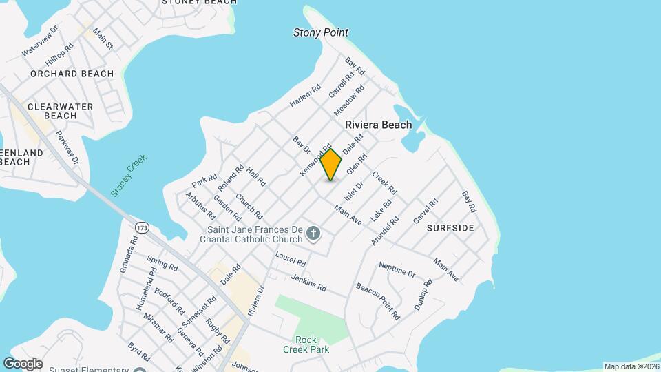 202 Glen Rd Map and Location Details