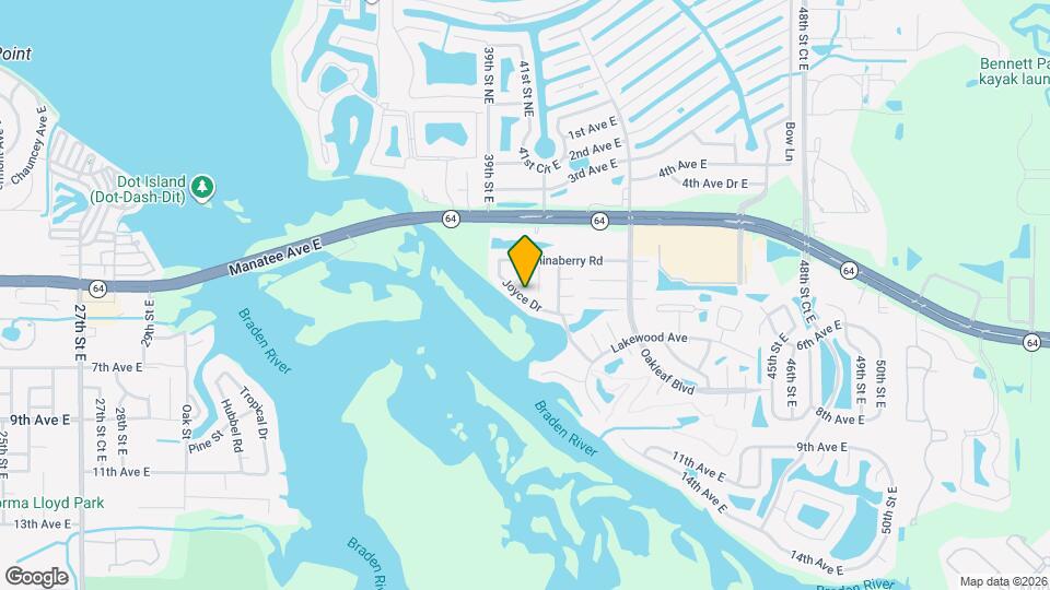 3807 Joyce Dr Map and Location Details