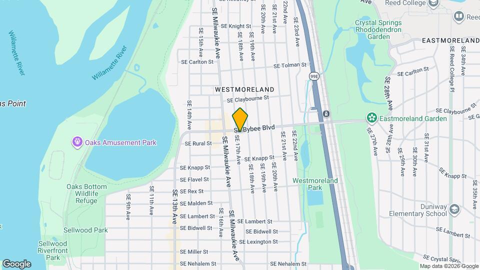7018 SE 17th Ave, Unit Basement Map and Location Details